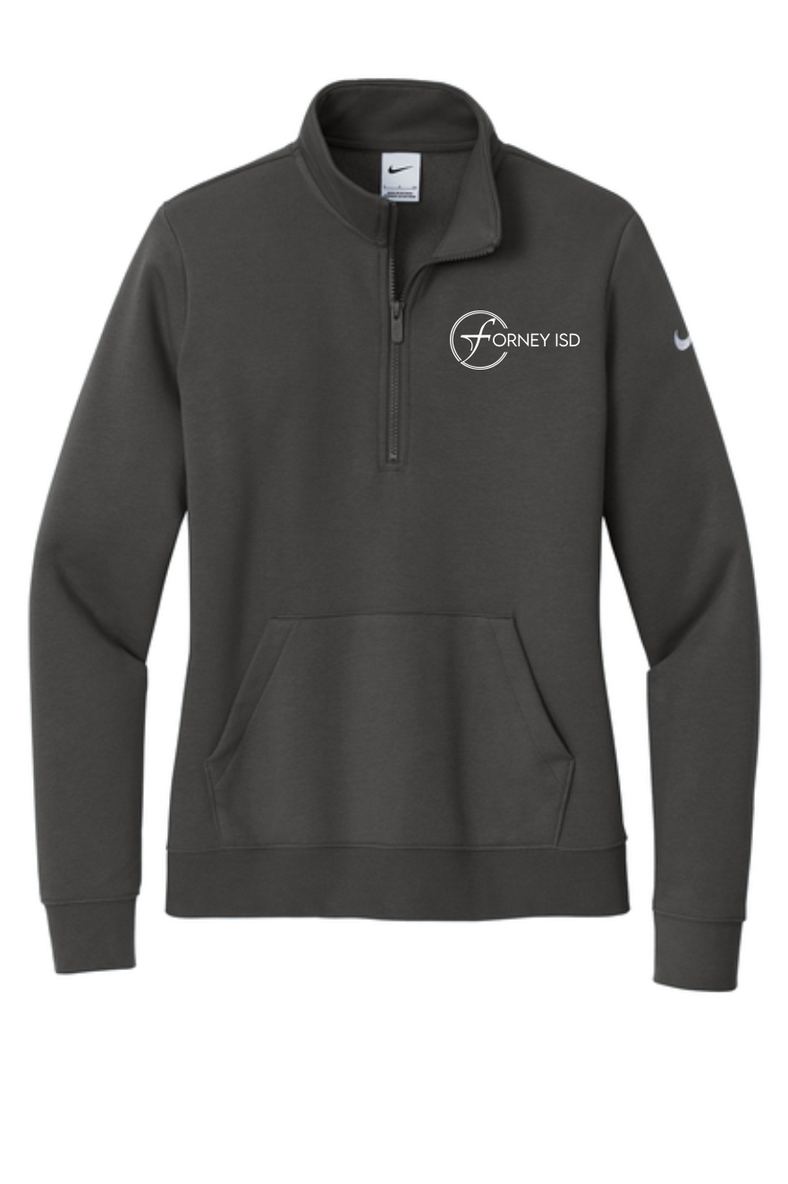 Forney ISD, Nike Swoosh Fleece 1/2 Zip Pullover - Men's and Women's, 2 colors