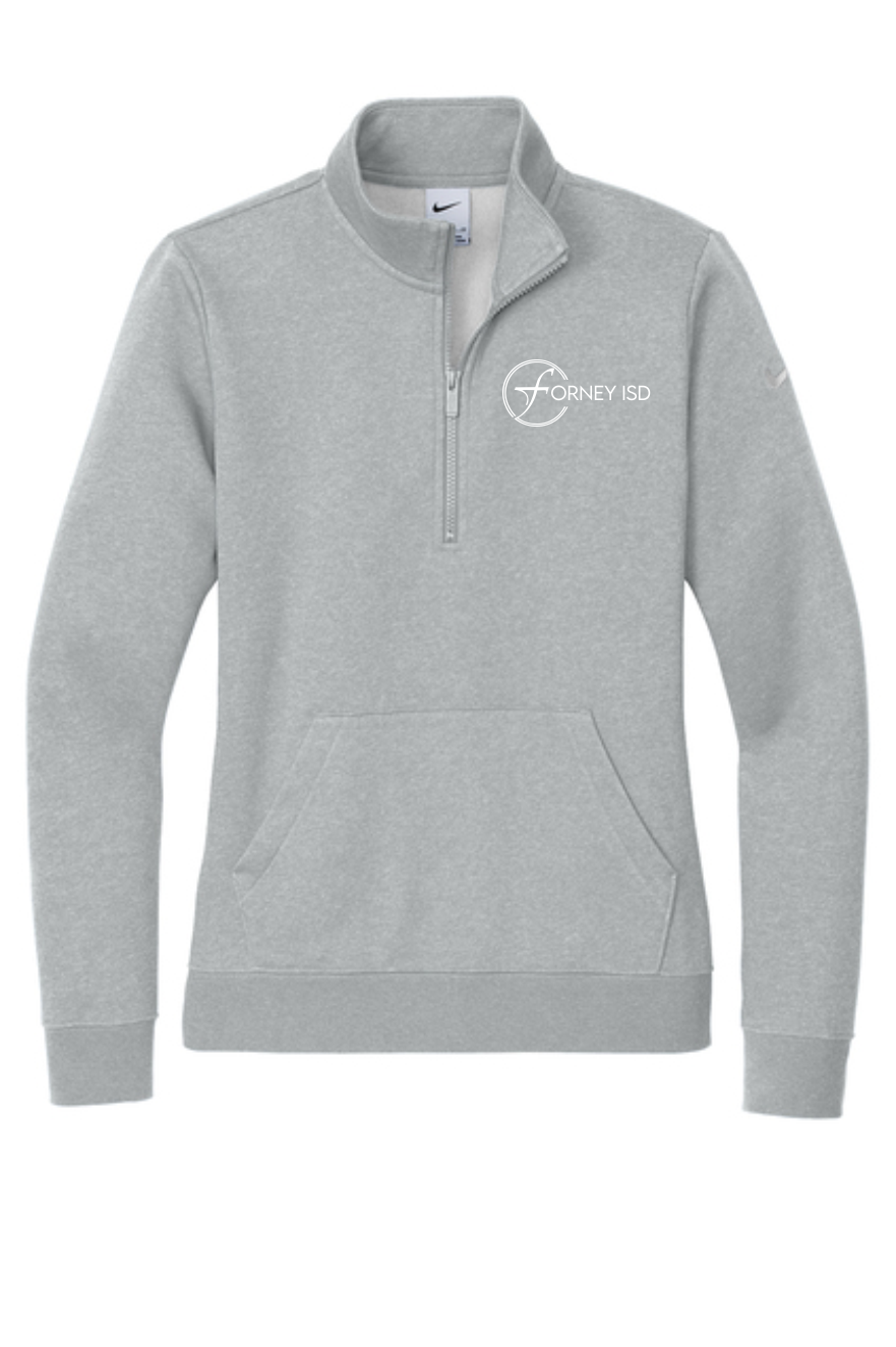 Forney ISD, Nike Swoosh Fleece 1/2 Zip Pullover - Men's and Women's, 2 colors