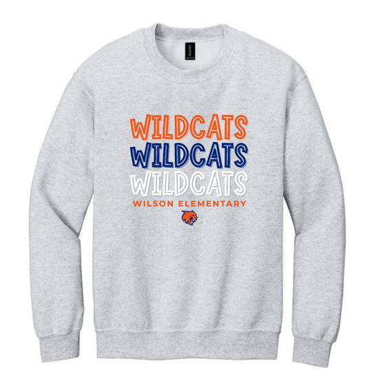 Wilson Wildcats Triple Crewneck Sweatshirt